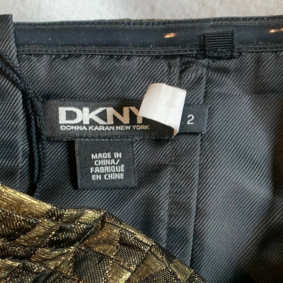 Donna Karan Golden Cocktail Dress - Picture 8 of 14